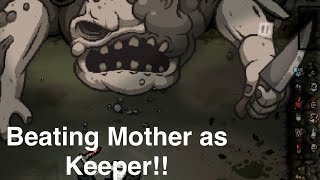 SOMEHOW beating Mother as Keeper TBoI Mobile [upl. by Lynnet793]