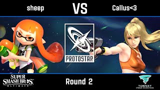 sheep Inkling vs Callus Zero Suit Samus  Ultimate Round 2  Protostar 45 [upl. by Zile]