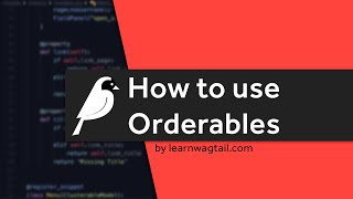 How to use Orderables in Wagtail CMS [upl. by Ahsenad949]