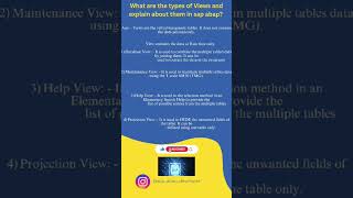 database view in sap abapshorts subscribe abapprogramming sap [upl. by Orgalim]