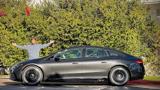 I Drive The MercedesAMG EQS 53 For The First Time The First Electric AMG [upl. by Godfry]