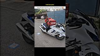 Rich Zomato food delivery Scam on Hayabusa superbike shorts bike rider zomato hayabusa swiggy [upl. by Earaj]