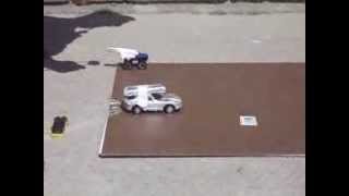 potassium chlorate and sugar powered rocket car1 [upl. by Nabe]