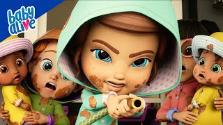 The Mud Monster 👶👿 BRAND NEW Baby Alive Episode ✨ Baby Alive Family Kids Cartoons [upl. by Anaig]