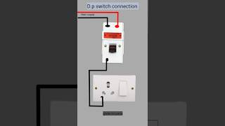 Dp switch connection kese kare  how to connect dp switch connectionelectrical skills shorts [upl. by Cordi]