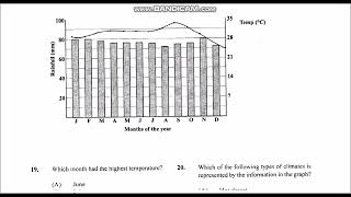 CSEC CXC GEOGRAPHY PAPER 1 2018 [upl. by Etterrag]