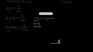 Passaggio da numero decimale a frazione decimale short matematica numeridecimali frazioni [upl. by Charline]