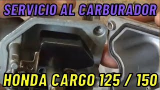 Servicio a Carburador de Honda Cargo 125cc  150cc HondaCargo Shorts tutorial [upl. by Enirrok]