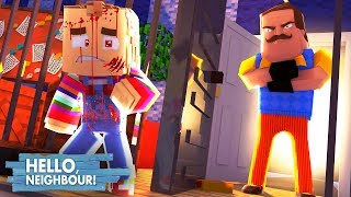 Minecraft HELLO NEIGHBOR  O VIZINHO SEQUESTROU O CHUCKY O BONECO ASSASSINO [upl. by Eeryn653]