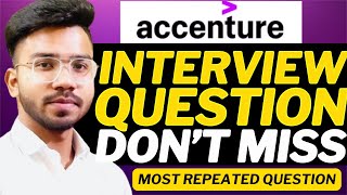 Accenture Interview Questions and Answers🔥 Ultimate Master Interview Sheet🔥 [upl. by Sair]