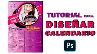 Cómo crear un CALENDARIO PROFESIONAL en Photoshop ✅ Crear CALENDARIO para artistas Folcloricos [upl. by Shing]