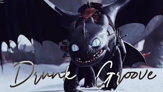 HTTYD Toothless  Drunk Groove [upl. by Dyl398]