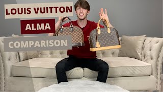 Louis Vuitton Alma Review  Damier Ebene or Monogram 2020 [upl. by Oxley]