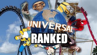 Every Ride at Universal Orlando Resort RANKED [upl. by Durr]