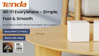 TENDA Nova MW6 Whole Home Mesh WiFi System TECH REVIEW [upl. by Mell550]