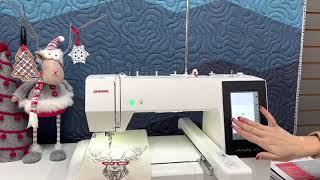 Get To Know The Janome MC500E Embroidery Sewing Machine [upl. by Hevak157]