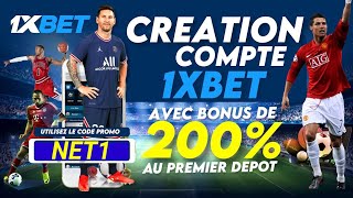 Code promo 1xBet 2024 Comment sinscrire sur 1xBet et recevoir un bonus gratuit 130000 f 😱1xbet [upl. by Gnemgnok]