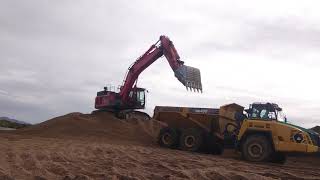 Sand loading to articulated dump truck [upl. by Silvestro963]