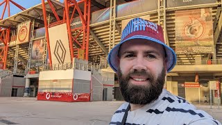 A WALK AROUND THE GEORGIOS KARAISKAKIS STADIUM  OLYMPIACOS v ASTON VILLA [upl. by Burnham]