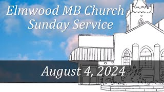 Elmwood MB Church Sunday morning worship service [upl. by Nnayllek]