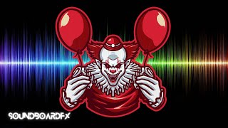 Creepy Clown Laugh Sound Effect Insane Scary Cinematic Laugh for Horror Editing [upl. by Agle]