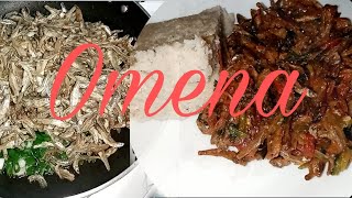 How to prepare delicious omena silver cyprinid or dagaa at the comfort of your home [upl. by Erwin]