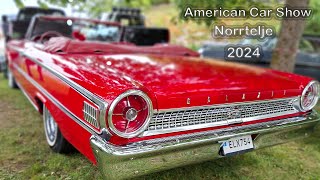 American Car Show Norrtelje Sweden 2024 [upl. by Ajan]