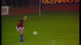 Graeme Souness Backpass Against Dynamo Kyiv Rangers  Dinamo Kyiv 20 1987 [upl. by Ainak829]