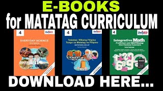 EBOOKS for Matatag Curriculum [upl. by Florentia]