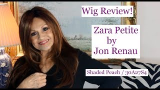 Wig Review Zara Petite by Jon Renau in Shaded Peach 30A27S4 [upl. by Alphard901]