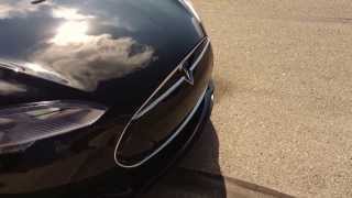 Tesla Motors Model S  Dead 12v Battery  How to Pop Frunk with Dead Battery [upl. by Iidnarb]