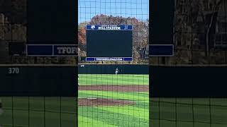 Sophomore Aaron Jasiak of Hillsdale College triples to RF vs MCC [upl. by Andrews]