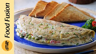 Cheese Omelette Recipe By Food Fusion [upl. by Elokkin]