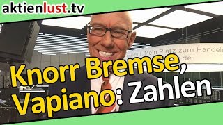 Knorr Bremse Vapiano Zahlen des Tages  aktienlust  Mick Knauff [upl. by Cutter]