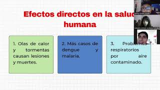 Los efectos directos e indirectos del cambio climático en la salud humanaUCV [upl. by Tiff]