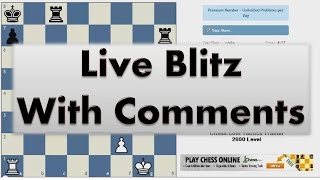 Blitz Chess 2166 with Live Comments Ruy Lopez Smyslov vs GM Bochkarev with Black [upl. by Eadahs69]