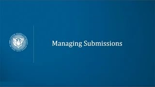 Recordation System Tutorial Managing Submissions [upl. by Sosthina]