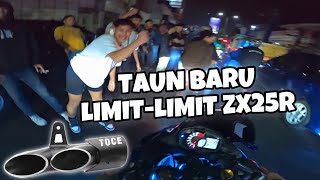 TAHUN BARU FULL TEGANG‼️ L1MIT L1MIT PAKE ZX25R KNALPOT TOCE  Indonesia Motovlog 310 [upl. by Coreen]