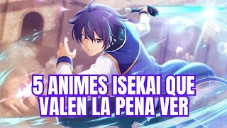 5 ANIMES ISEKAI POCO CONOCIDOS QUE VALEN LA PENA VER [upl. by Trant]