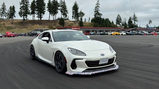 2023 BRZ vs 2018 Civic TypeR 15863 at Ridge motorsports park [upl. by Prentiss]