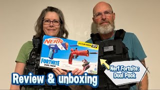 Nerf Fortnite Dual Pack review amp unboxing [upl. by Backler544]