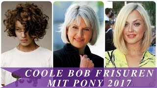 Coole bob frisuren mit pony 2017 [upl. by Enitsirhc]