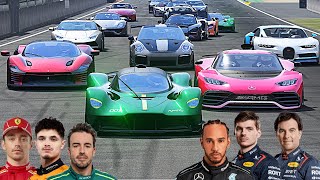 Every F1 Drivers Fastest ROAD CAR Race [upl. by Nho419]