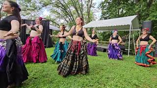 Frenchtown NJ Riverfest 2024 Spirit and Soul Belly Dancing Troupe Performance from Riegelsville PA [upl. by Dyun]