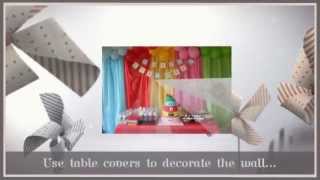 Decorate with Table covers [upl. by Hailahk]