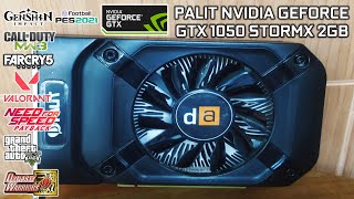 GTX 1050 StormX 2Gb  Test In Game VGA Palit Nvidia Geforce 2021 [upl. by Essej]