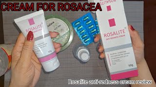 Red face walon ke liye good news  Antiredness cream  Rosalite for Rosacea [upl. by Renata571]