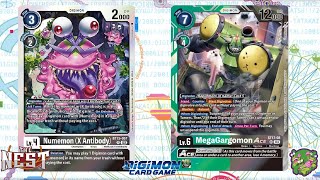 DIGIMON TCG Local match 🇲🇽 Numemon X Black vs MegaGargomon Green  THE NEST [upl. by Lolly]