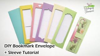 DIY Bookmark Holder Assembly Tutorial  Make the perfect packaging for your bookmarks [upl. by Saticilef]