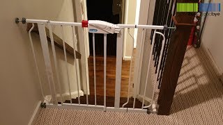 Regalo Extra Wide Baby Gate for Stairs Without Drilling [upl. by Sibyls]